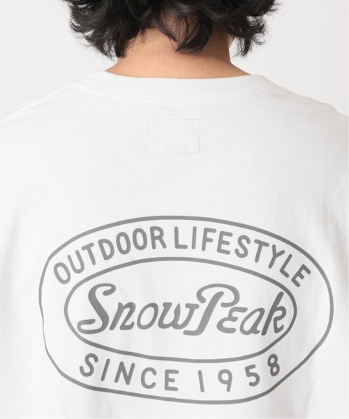 Snow Peak(スノーピーク)の「【SNOW PEAK / スノーピーク】別注 CIRCLE ロゴTシャツ(Tシャツ/カットソー・メンズ・ホワイト/ベージュ/グレー・MEDIUM/LARGE)」の11枚目の写真