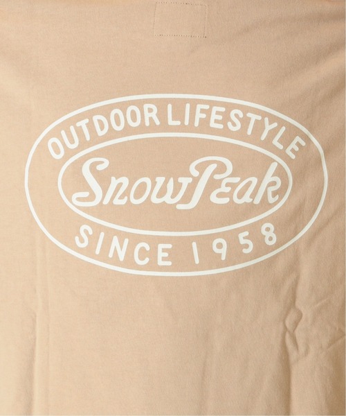 Snow Peak(スノーピーク)の「【SNOW PEAK / スノーピーク】別注 CIRCLE ロゴTシャツ(Tシャツ/カットソー・メンズ・ホワイト/ベージュ/グレー・MEDIUM/LARGE)」の20枚目の写真
