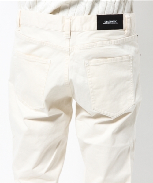 OUTLET（アウトレット）の「【Ciaopanic】STモールスキン5PKスキニーパンツ（その他パンツ・メンズ・オフホワイト/ブラック・LARGE/SMALL）」の7枚目の写真
