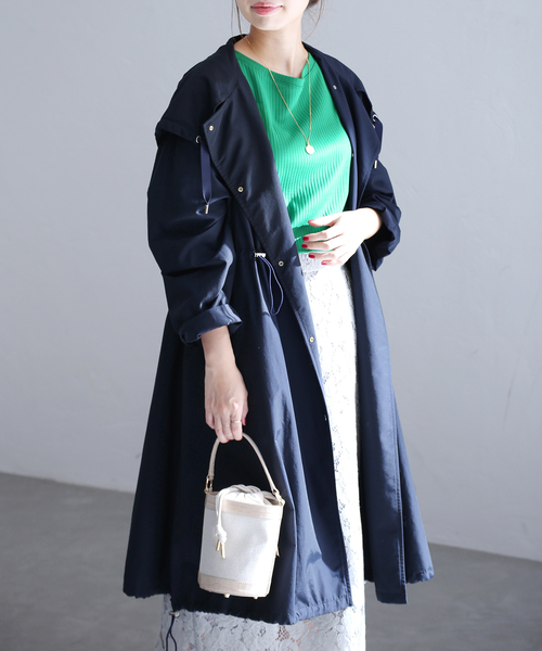 セール La Totalite フードロングコート その他アウター Totalite ラトータリテ のファッション その他アウター La セール La Totalite フードロングコート その他アウター Totalite ラトータリテ のファッション その他アウター La