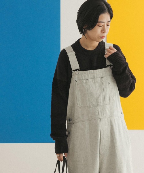 FORK&SPOON（フォークアンドスプーン）の「FORK&SPOON　ランダムパターンニットプルオーバー（ニット/セーター・レディース・ブラック/オフホワイト・ONE）」の20枚目の写真