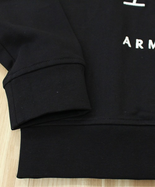 ARMANI EXCHANGE(アルマーニエクスチェンジ)の「A│X ICON ロゴ刺繍スウェットパ-カー 8NZMPC ZJ1ZZ(パーカー・メンズ・ホワイト/ブラック・M/L/XL)」の15枚目の写真