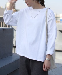 ORCIVAL/オーシバル COTTON LOURD コットンロード ワイドボートネックロングスリーブ ソリッド WIDE BOATNECK LONGSLEEVE SOLID B249