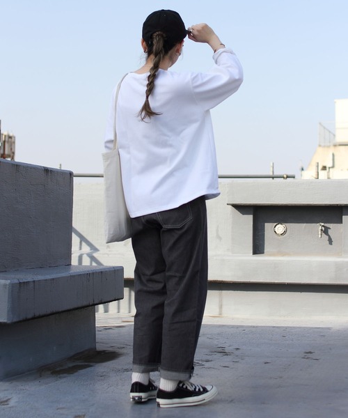 ORCIVAL(オーシバル)の「ORCIVAL/オーシバル COTTON LOURD コットンロード ワイドボートネックロングスリーブ ソリッド WIDE BOATNECK LONGSLEEVE SOLID B249(Tシャツ/カットソー・レディース・ナチュラル/ダークパープル/ブラック/ホワイト・1)」の10枚目の写真