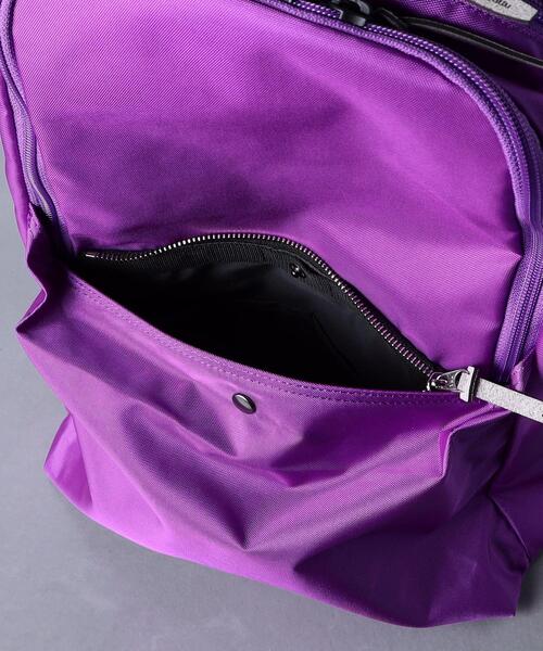 zattu（ザッツ）の「＜zattu (ザッツ) ＞ TYKE-LQ/リュックサック（ショルダーバッグ・メンズ・ブラック/パープル/グレー・FREE）」の4枚目の写真