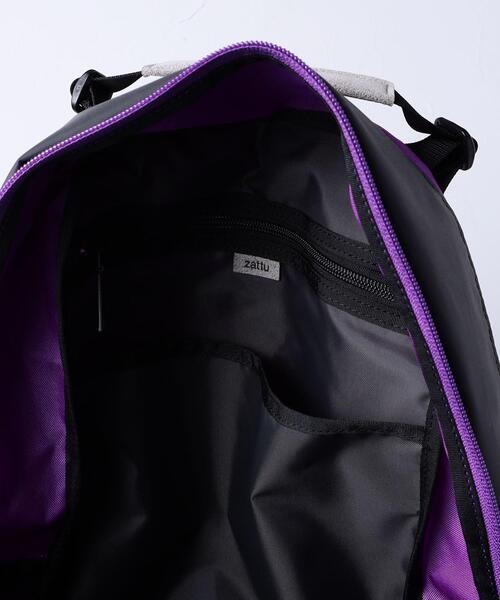 zattu（ザッツ）の「＜zattu (ザッツ) ＞ TYKE-LQ/リュックサック（ショルダーバッグ・メンズ・ブラック/パープル/グレー・FREE）」の12枚目の写真