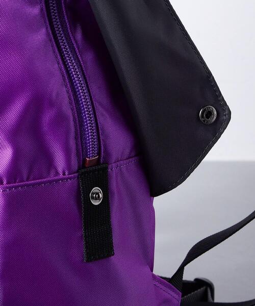 zattu（ザッツ）の「＜zattu (ザッツ) ＞ TYKE-LQ/リュックサック（ショルダーバッグ・メンズ・ブラック/パープル/グレー・FREE）」の5枚目の写真