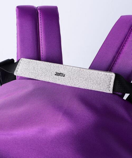 zattu（ザッツ）の「＜zattu (ザッツ) ＞ TYKE-LQ/リュックサック（ショルダーバッグ・メンズ・ブラック/パープル/グレー・FREE）」の6枚目の写真
