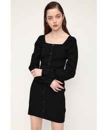 SLY | LIMITED ITEM FRONT BUTTON MINI OP フロント ボタン ミニ ワンピース(ワンピース)