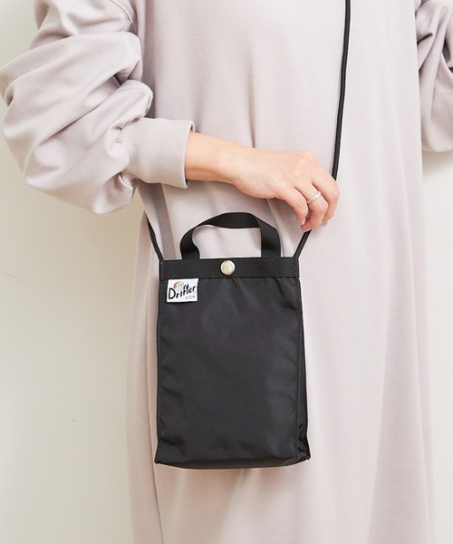 Drifter（ドリフター）の「【Drifter/ドリフター】　EASY STRING POUCH（ショルダーバッグ・レディース・ブラック/ベージュ/ブラウン/グリーン・ONE SIZE）」の12枚目の写真