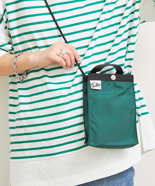 Drifter（ドリフター）の「【Drifter/ドリフター】　EASY STRING POUCH（ショルダーバッグ・レディース・ブラック/ベージュ/ブラウン/グリーン・ONE SIZE）」の15枚目の写真