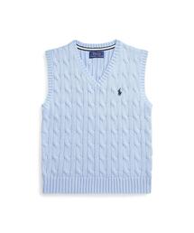 POLO RALPH LAUREN CHILDRENSWEAR（ポロ ラルフ ローレン チルドレンズウェア）の「ケーブルニット コットン セーター ベスト（ベスト・キッズ）」