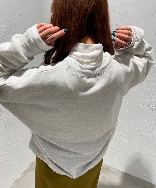 apres jour mignon(アプレジュールミニョン)の「ハイネックインナー【ZOZOTOWN限定アイテム】(Tシャツ/カットソー・レディース・ピンク/パープル/グリーン/オフホワイト/ライトイエロー/ブラック/オレンジ・X-LARGE/フリー)」の10枚目の写真