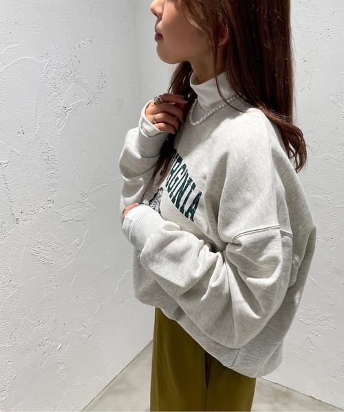 apres jour mignon(アプレジュールミニョン)の「ハイネックインナー【ZOZOTOWN限定アイテム】(Tシャツ/カットソー・レディース・ピンク/パープル/グリーン/オフホワイト/ライトイエロー/ブラック/オレンジ・X-LARGE/フリー)」の9枚目の写真