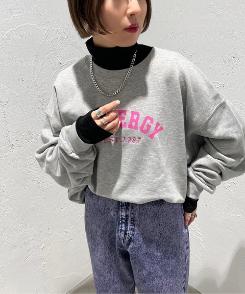 apres jour mignon(アプレジュールミニョン)の「ハイネックインナー【ZOZOTOWN限定アイテム】(Tシャツ/カットソー・レディース・ピンク/パープル/グリーン/オフホワイト/ライトイエロー/ブラック/オレンジ・X-LARGE/フリー)」の12枚目の写真