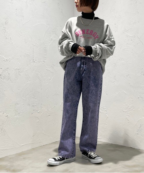 apres jour mignon(アプレジュールミニョン)の「ハイネックインナー【ZOZOTOWN限定アイテム】(Tシャツ/カットソー・レディース・ピンク/パープル/グリーン/オフホワイト/ライトイエロー/ブラック/オレンジ・X-LARGE/フリー)」の16枚目の写真