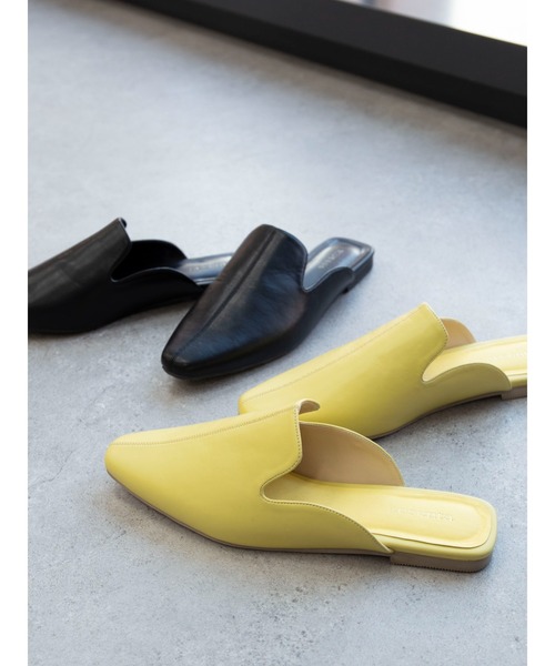 Green Parks(グリーンパークス)の「オペラミュール(サンダル・レディース・ブラック/イエロー・S/M/L/XL/XS)」の3枚目の写真