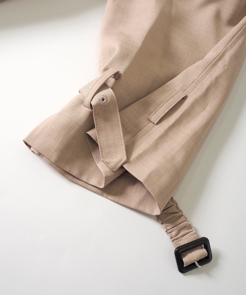 Crisp（クリスプ）の「オーバートレンチコート（トレンチコート・レディース・ベージュ/グレー・FREE）」の21枚目の写真