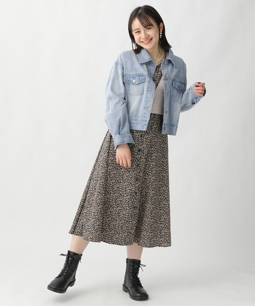 repipi armario（レピピ アルマリオ）の「ショートGジャン（デニムジャケット・キッズ・ブラック系その他/ブルー系その他・SMALL/MEDIUM/LARGE）」の5枚目の写真