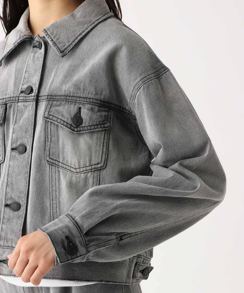 repipi armario（レピピ アルマリオ）の「ショートGジャン（デニムジャケット・キッズ・ブラック系その他/ブルー系その他・SMALL/MEDIUM/LARGE）」の10枚目の写真