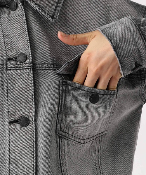 repipi armario（レピピ アルマリオ）の「ショートGジャン（デニムジャケット・キッズ・ブラック系その他/ブルー系その他・SMALL/MEDIUM/LARGE）」の12枚目の写真