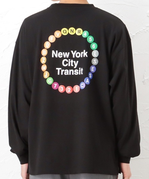 Mac-House(マックハウス)の「MTA エムティーエー バレットサークルプリントロングスリーブTシャツ(Tシャツ/カットソー・メンズ・ブルー/ホワイト/ブラック・M/L/XL)」の1枚目の写真