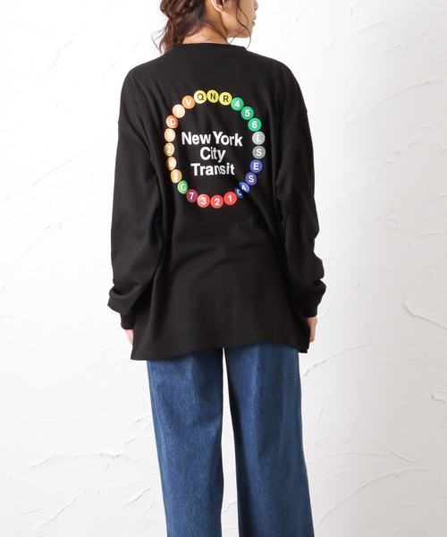 Mac-House(マックハウス)の「MTA エムティーエー バレットサークルプリントロングスリーブTシャツ(Tシャツ/カットソー・メンズ・ブルー/ホワイト/ブラック・M/L/XL)」の10枚目の写真