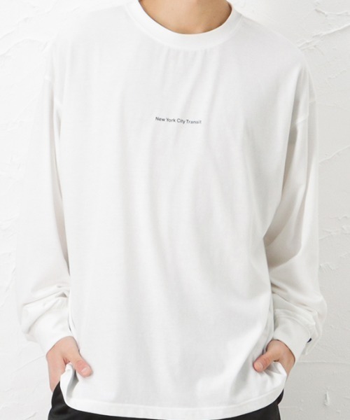 Mac-House(マックハウス)の「MTA エムティーエー バレットサークルプリントロングスリーブTシャツ(Tシャツ/カットソー・メンズ・ブルー/ホワイト/ブラック・M/L/XL)」の19枚目の写真