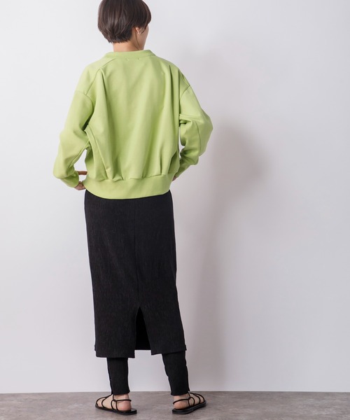 CIENA(シエナ)の「レギンス付きロングスカート(スカート・レディース・ブラック/オフホワイト/グリーン系その他・FREE)」の10枚目の写真