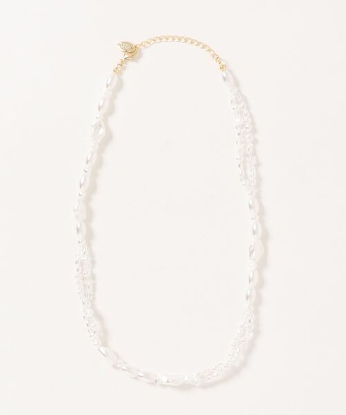 LOWRYS FARM（ローリーズファーム）の「パールビーズネックレス　272315（ネックレス・レディース・ストーン/グリーン・FREE）」の5枚目の写真