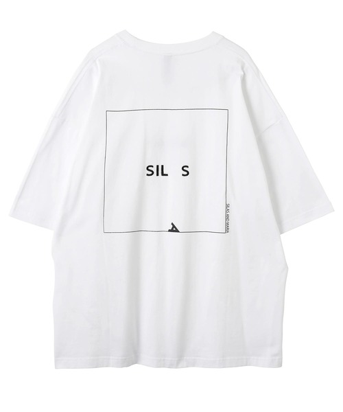 SILAS（サイラス）の「S/S SQUARE AND LOGO PRINT BIG TEE　サイラススクエアアンドロゴプリント半袖ビッグTシャツ（Tシャツ/カットソー・メンズ・ブラック/ホワイト/ライトグリーン・L/M/XL）」の9枚目の写真