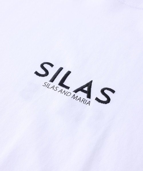 SILAS（サイラス）の「S/S SQUARE AND LOGO PRINT BIG TEE　サイラススクエアアンドロゴプリント半袖ビッグTシャツ（Tシャツ/カットソー・メンズ・ブラック/ホワイト/ライトグリーン・L/M/XL）」の11枚目の写真
