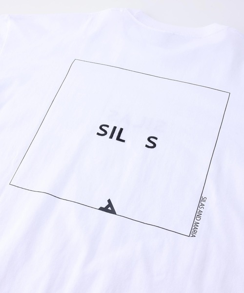 SILAS（サイラス）の「S/S SQUARE AND LOGO PRINT BIG TEE　サイラススクエアアンドロゴプリント半袖ビッグTシャツ（Tシャツ/カットソー・メンズ・ブラック/ホワイト/ライトグリーン・L/M/XL）」の14枚目の写真