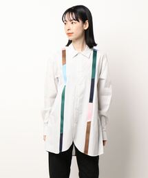 サスペンダータッチドットシャツ