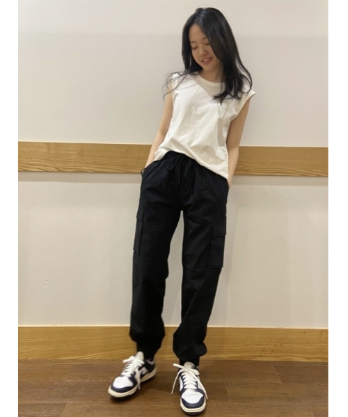 GAP(ギャップ)の「FREE&FLOW ポプリン カーゴジョガーパンツ(カーゴパンツ・メンズ・ブラック/ベージュ/グレー/ブラック系その他・S/M/L/XS/XL)」の18枚目の写真