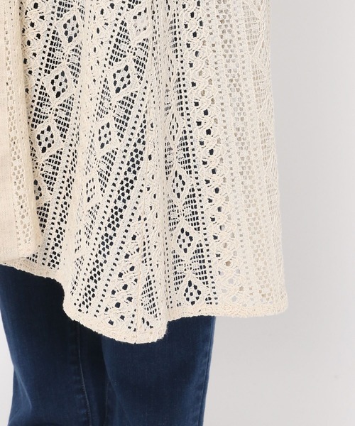 LEPSIM（レプシィム）の「レースロングジレ　262844（その他アウター・レディース・ブラック/オフホワイト・FREE）」の14枚目の写真