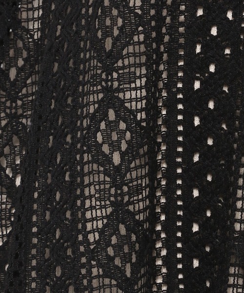 LEPSIM（レプシィム）の「レースロングジレ　262844（その他アウター・レディース・ブラック/オフホワイト・FREE）」の17枚目の写真