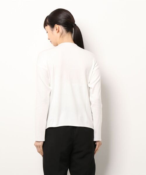 Q（キュー）の「BASIC VネックT（Tシャツ/カットソー・レディース・ブラック/アイボリー/ピンク・MEDIUM）」の7枚目の写真