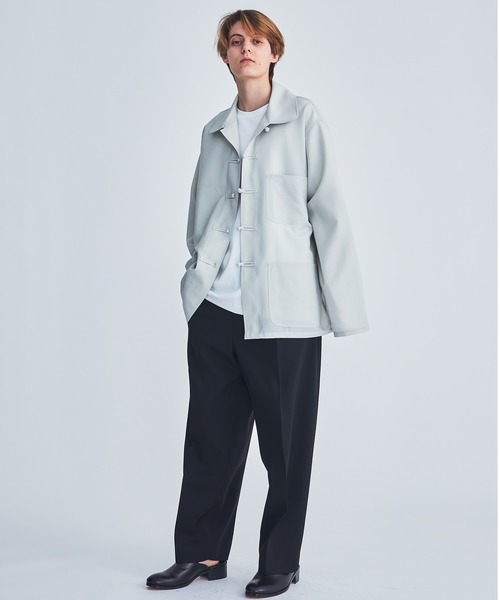 marka(マーカ)の「FRENCH CHINA JACKET(ブルゾン・メンズ・グレー/オフホワイト・1/2)」の19枚目の写真