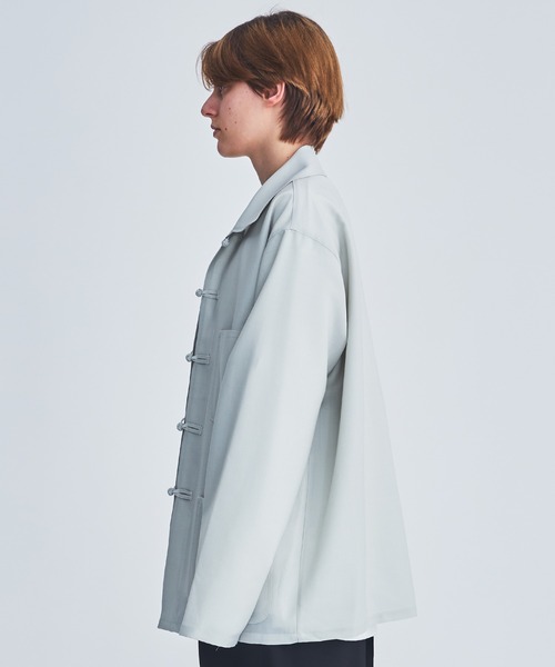 marka(マーカ)の「FRENCH CHINA JACKET(ブルゾン・メンズ・グレー/オフホワイト・1/2)」の22枚目の写真