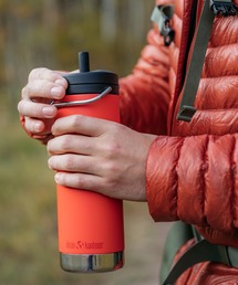 Klean Kanteen（クリーンカンティーン）の「Klean Kanteen クリーンカンティーン TKワイド ツイストキャップ ウィズストロー 16oz（473ml）（水筒）」