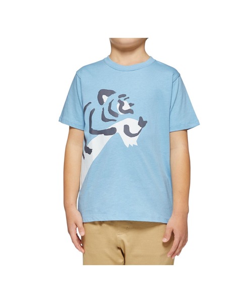 Onitsuka Tiger（オニツカタイガー）の「KIDS GRAPHIC TEE / キッズグラフィックティー（Tシャツ/カットソー・キッズ・ライトブルー/ブラック/オレンジ・120/130/140/110）」の3枚目の写真