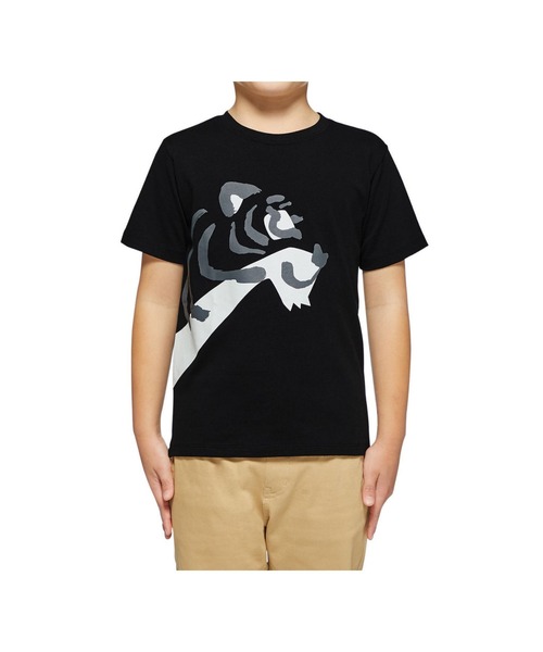 Onitsuka Tiger（オニツカタイガー）の「KIDS GRAPHIC TEE / キッズグラフィックティー（Tシャツ/カットソー・キッズ・ライトブルー/ブラック/オレンジ・120/130/140/110）」の2枚目の写真