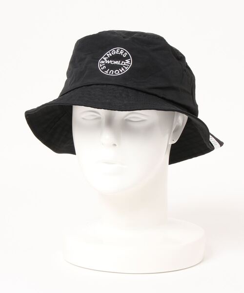 GIORDANO（ジョルダーノ）の「[ GIORDANO ] サークルロゴ ナイロンバケットハット（ユニセックス）（ハット・レディース・ブラック・FREE）」の6枚目の写真