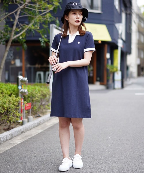 GIORDANO（ジョルダーノ）の「[ GIORDANO ] サークルロゴ ナイロンバケットハット（ユニセックス）（ハット・レディース・ブラック・FREE）」の3枚目の写真