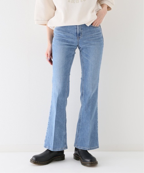 SOMETHING(サムシング)の「【SOMETHING/サムシング】LISA FLARE(デニムパンツ・レディース・ライトブルー・36/34)」の1枚目の写真