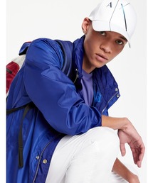 ARMANI EXCHANGE（アルマーニエクスチェンジ）の「【A|X アルマーニ エクスチェンジ】A|Xロゴ　パネルキャップ（キャップ・メンズ）」