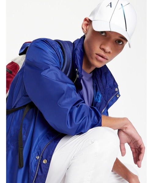 ARMANI EXCHANGE(アルマーニエクスチェンジ)の「【A|X アルマーニ エクスチェンジ】A|Xロゴ パネルキャップ(キャップ・メンズ・ホワイト/ネイビー・FREE)」の7枚目の写真