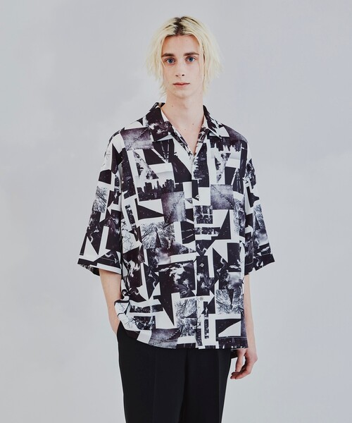 tk.TAKEO KIKUCHI(ティーケータケオキクチ)の「◆CONTRAST コラージュシャツ(ユニセックスアイテム)(シャツ/ブラウス・メンズ・グレー系その他/ホワイト系4/ブラック系3・01/02/03)」の17枚目の写真
