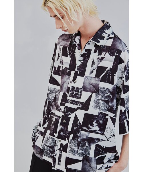 tk.TAKEO KIKUCHI(ティーケータケオキクチ)の「◆CONTRAST コラージュシャツ(ユニセックスアイテム)(シャツ/ブラウス・メンズ・グレー系その他/ホワイト系4/ブラック系3・01/02/03)」の16枚目の写真